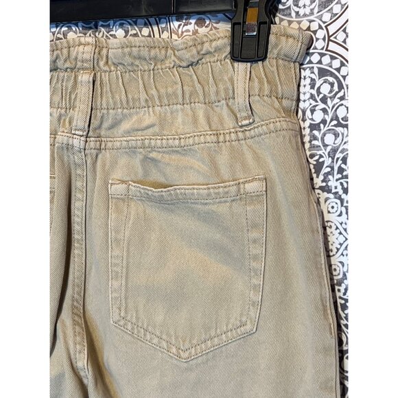 Forever 21 Womens Khaki Elastic Waist Pants Size S - Picture 8 of 10